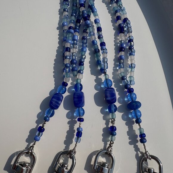 NEW HANDMADE | Beaded Lanyard | ID Badge Card Holder | Teacher Nurse Gift - Picture 10 of 11